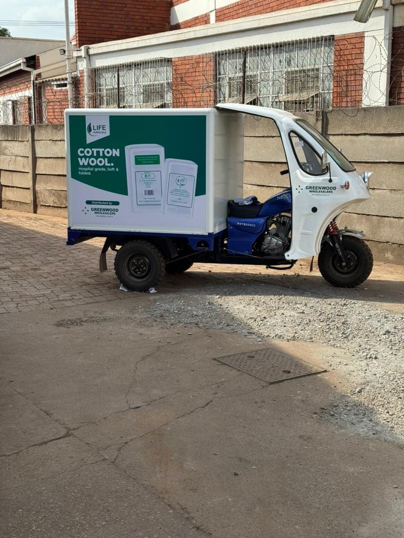 Greenwood Wholesalers branded delivery vehicle